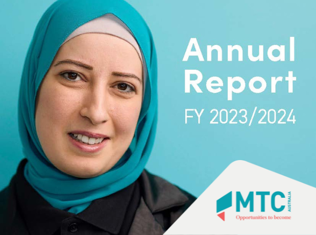 MTC Australia 2023-2024 Annual Report front page image